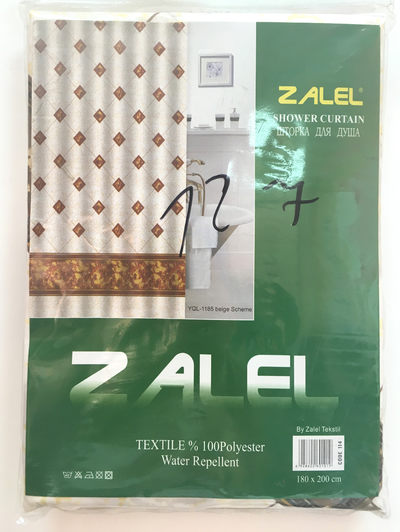 Штора д/ван "ZALEL" 1185 бежевый (П127)