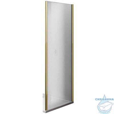 Душ.ограждение GOOD DOOR JAZZE WTW-120-C-G Прямое, стекло ПРОЗРАЧНОЕ 6мм, золотой профиль (б/поддона и автослива)