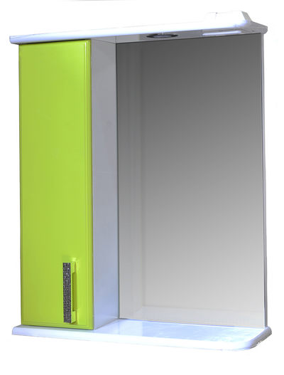 Зеркало-шкаф SANTREK HOME "Марта-50" (Лайм) Левый 500*725*180 *