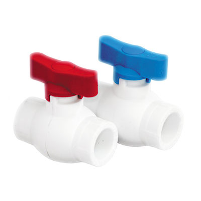 Кран шар. 25 РУЧКА БАБОЧКА СИНЯЯ PP-R RTP (10) 14618