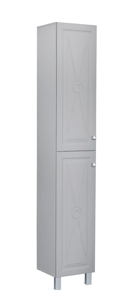 Пенал SANTREK HOME "Клео-35" (Грей софт серый) 2 двери Левый 350*1900*325