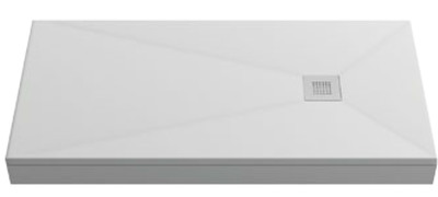 Поддон GOOD DOOR ESSENTIA мрамор 120х80 БЕЛЫЙ (без автослива) ЛП00058