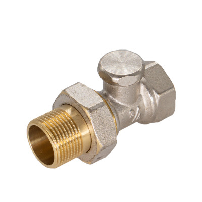 Запорный клапан для радиатора прямой 1/2" (нижний) СТМ ТЕРМО (CARSVL12)