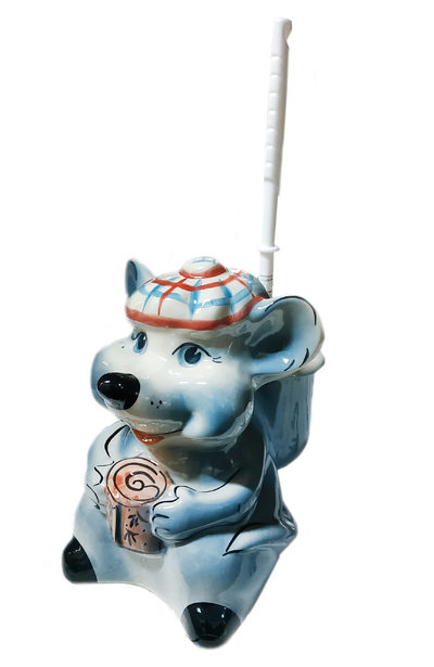 Подставка под ёрш (+ ершик) "Крыса"