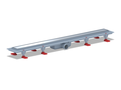 TLQ1185G Трап пластик линейный сухой выпуск 40