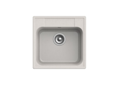 Мойка для кухни GranFest QUARZ GF-QUARZ 48 чаша 480*480 мм без сифона (48 белый)