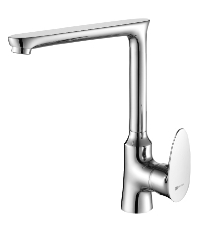 LM0205C Nero Смеситель для кухни с высоким поворотным изливом, хром LEMARK