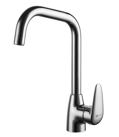LM3355C Pramen Смеситель для кухни с высоким поворотным изливом, хром LEMARK