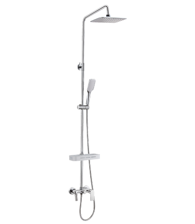 LM7002C Tropic Смеситель для ванны с верх. душевой лейкой Тропич. дождь, поворот. излив, хром LEMARK