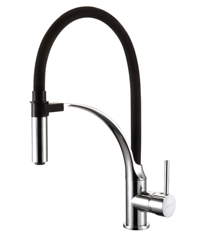 LM6007C Soul Смеситель для кухни с гибким изливом, хром LEMARK