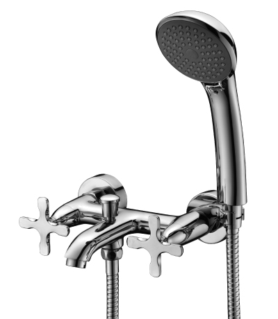 LM5712C Duetto Смеситель для ванны с коротким изливом, хром, LEMARK