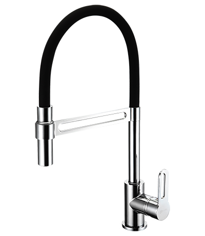 LM6006C Soul Смеситель для кухни с гибким изливом, хром LEMARK