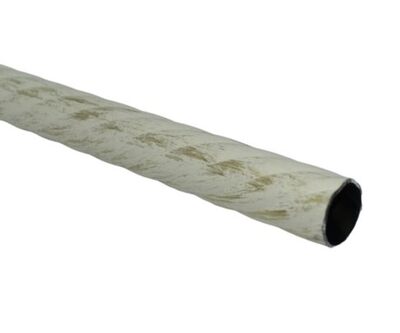 Карниз метал. труба фигурная D25-1.6 белое золото (КМФ25 D25-1.6 m)
