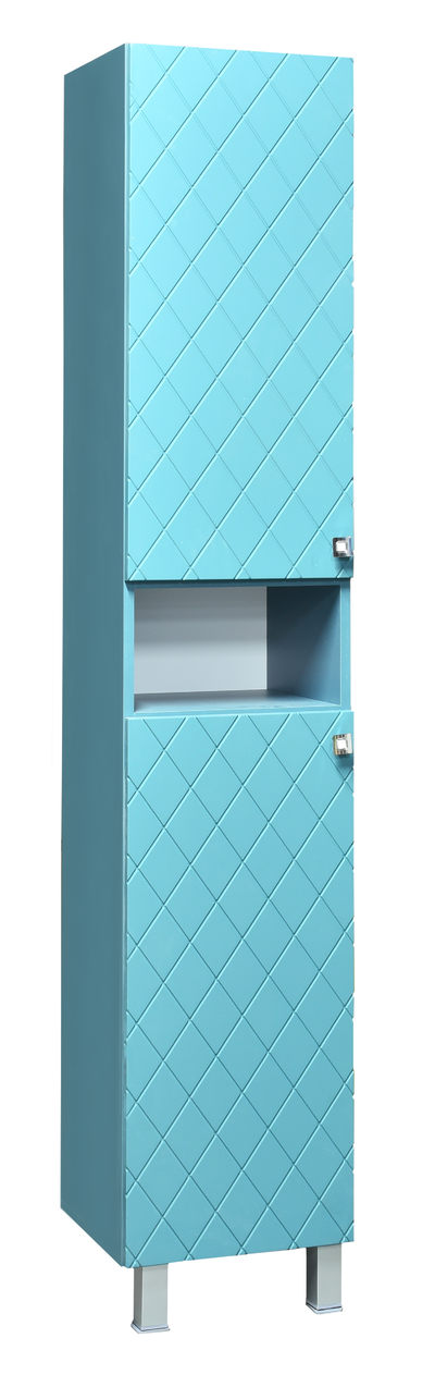 Пенал SANTREK HOME "Аквамарин" (Софт Бриз) 2 двери с нишей Левый 350х1900х325