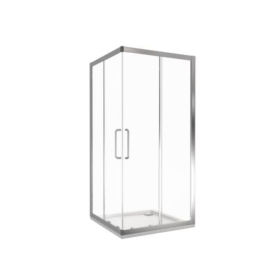 Душ.ограждение GOOD DOOR NEO CR- 100-C-CH Г-образное, стекло Прозрачное 5 мм (без поддона и автослива) ***