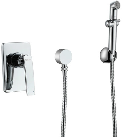 LM6819C Bellario Смеситель с гигиеническим душем, встраиваемый, хром LEMARK