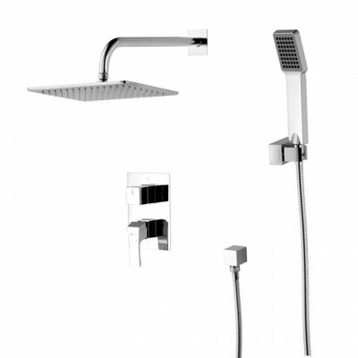 LM4529C Unit Смеситель для душа встраиваемый с доп. 1-функц. диверт, хром LEMARK