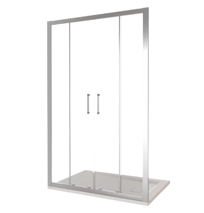 Душ.ограждение GOOD DOOR LATTE WTW-TD-160-С-WE Прямое, стекло Прозрачное 5мм (без подд и слива)