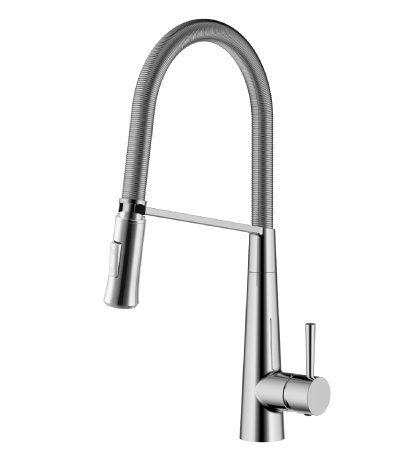 LM6002C Soul Смеситель для кухни с выяжным изливом, шланг 56 см,хром LEMARK