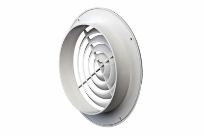 Решетка вентиляционная круглая с фланцем SANTREK AIR D=100 ПКС 145/100