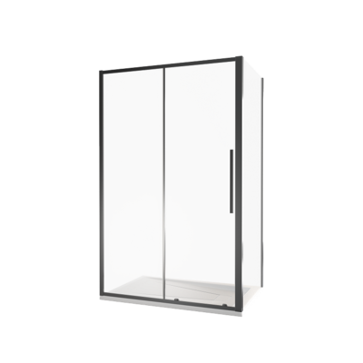 Боковая часть GOOD DOOR IDEA SP-90-C-B стекло Прозр 6мм профиль чёрн. ***