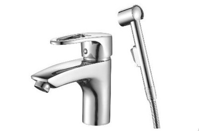 DR70015 Смеситель одноручный для умывальника и биде монолитный, хром DECOROOM