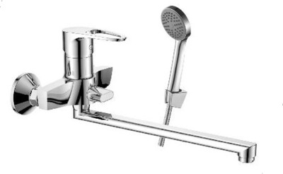 DR70043 Смеситель одноручный универсальный с поворотным изливом 30см, хром DECOROOM