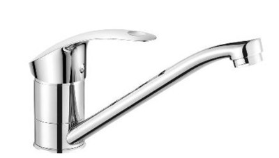 DR71018 Смеситель однорочный для кухни с поворотным изливом, хром DECOROOM