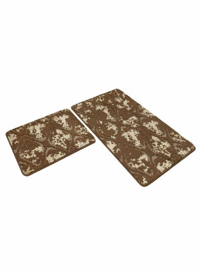 Коврик д/ванны 2 предм. SHAHINTEX VINTAGE SH V002 50х80 + 50х50 шоколадный (37)