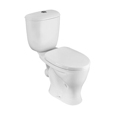 Унитаз-компакт Santeri "Воротынский" белый, косой выпуск, антивсплеск (г.Воротынск) 1P4017S0000BF (+)