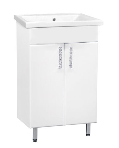 Подстолье SANTREK HOME "Марта-60" (Белый) 2 двери под умывальник "Элина-60/QUADRO-60" 550х800х450