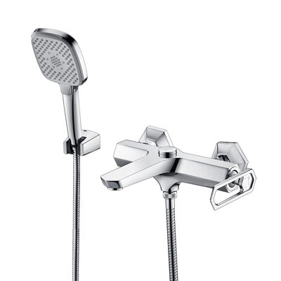 LM3914C Prizma Смеситель для ванны с монолитным изливом, хром LEMARK