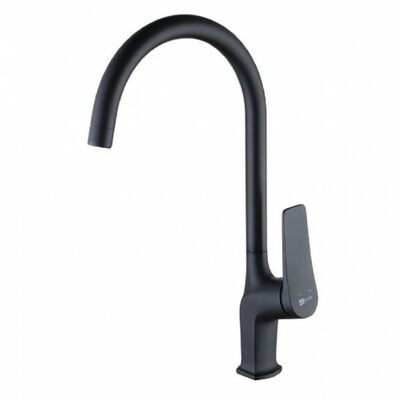 LM3705BL Bronx Смеситель для кухни, с высоким поворотным изливом, черный LEMARK