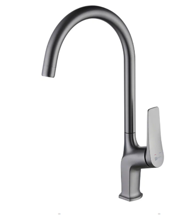 LM3705GM Bronx Смеситель для кухни, с высоким поворотным изливом, графит LEMARK