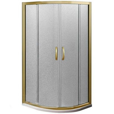 Душ.ограждение GOOD DOOR JAZZE R-120-G-BR 1200х800 стекло ГРЕЙП 6мм, бронз. профиль (б/поддона и автослива) ***