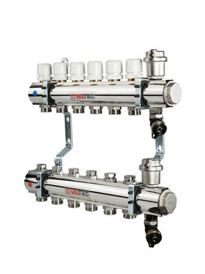 Коллекторная группа VALTEС в сборе 1"х 3 вых ЕК 3/4" (VTс.594.ЕMNX.0603)