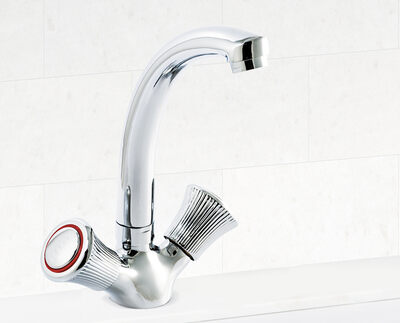 Смеситель Кухня SANTREK AQUA-410 "CLASSIC" LUX 1/2 м/к Лира SL 535