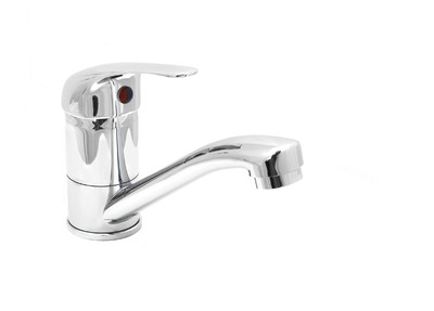 Смеситель Кухня SANTREK AQUA-765 "STANDART" шар. d-35 SB58 короткий нос