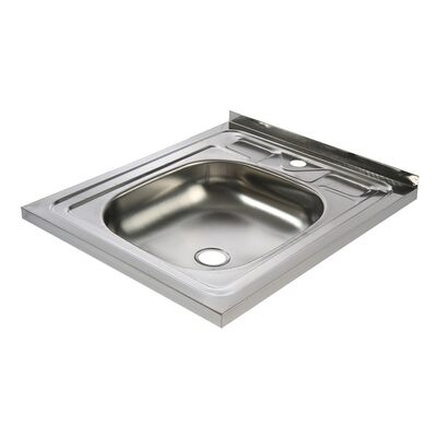 Мойка нерж накладная 50*60 т.0,4 (без сифона) Santrek AQUA