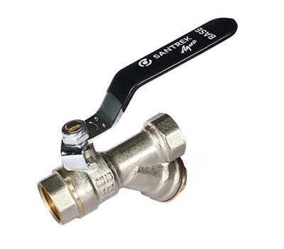 Кран вода SANTREK AQUA Base 1/2" с фильтром руч. PN 20