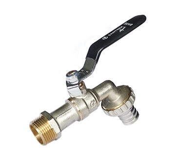 Кран вода SANTREK AQUA Base 3/4" с носиком руч. PN 15