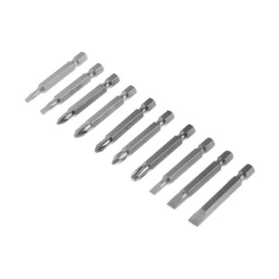 Набор бит ТУНДРА, сталь CrV, PH, PZ, SL, Torx х 50 мм, 10 шт. 2270981