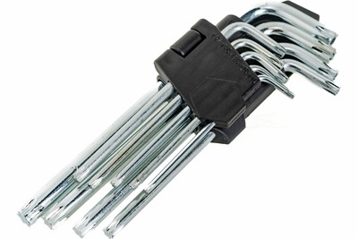 Набор ключей ЛОМ, TORX Tamper, TT10 - TT50, 9 шт. 2354389