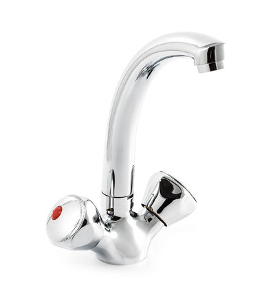 Смеситель Кухня SANTREK AQUA-410 "CLASSIC" LUX 1/2 м/к Мария SL 505