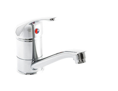 Смеситель Кухня SANTREK AQUA-635 "MODERN" шар. d-40 SB58/SB57 короткий нос (на гайке)
