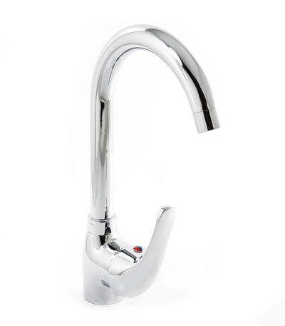 Смеситель Кухня SANTREK AQUA-675 "MODERN" MAXI шар.d-40 на гайке SB58