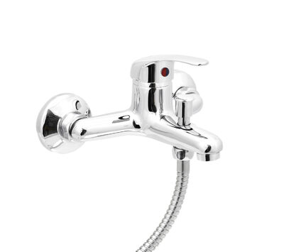 Смеситель Ванна SANTREK AQUA-715 "STANDART" шар. d-35 SB58 короткий литой нос