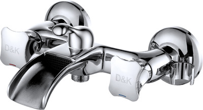 DA1383501 Каскадный смеситель для ванны 1/2 кер D&K, хром