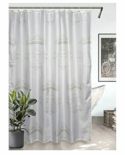 Штора для ванн BATH 180х180 PARIS (beige) (ch22104-2) (80)