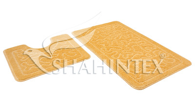 Коврик д/ванны 2 предм. SHAHINTEX РР 60*100+60*50 003 крем-брюле 78